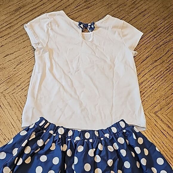 Polka dot skirty and top set size 7/8  Max Studio - Picture 5 of 9
